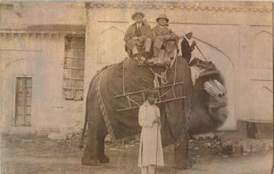 Riding Indian Mandril (Goa, 1899)