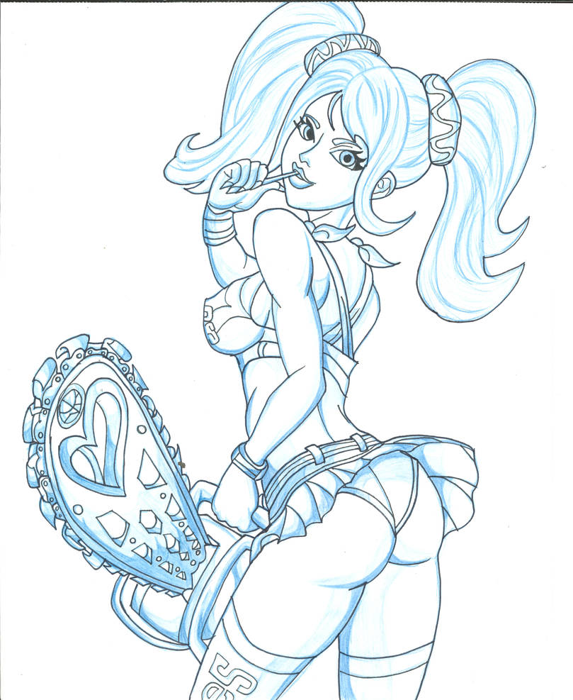 juliet starling (lollipop chainsaw) drawn by gohpot