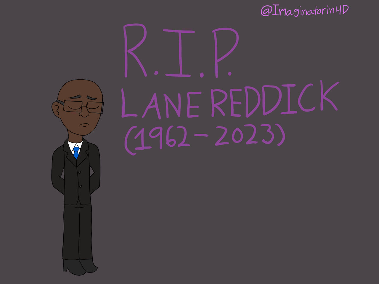 Lance Reddick Png, Lance Reddick Fan Png, Rest In Peace Png