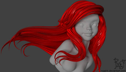 Ariel hair material WIP
