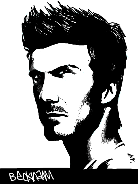 David Beckham - Tegaki