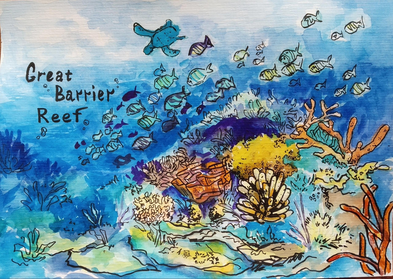 Great Barrier Reef Sketch by YurimatsuArt on DeviantArt