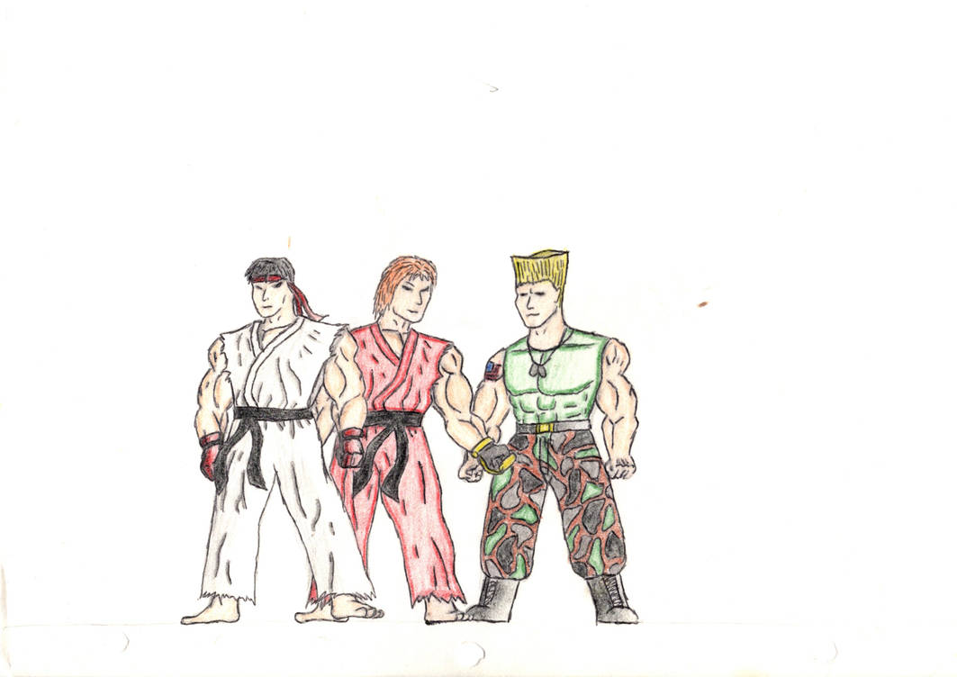 Guile Ryu Street Fighter Characters - Ryu, Ken Guile by KairezTheRedOne on DeviantArt