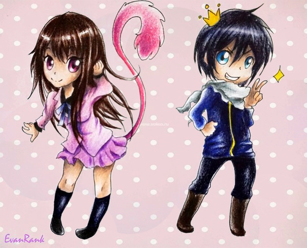 Noragami - Iki Hiyori and Yato