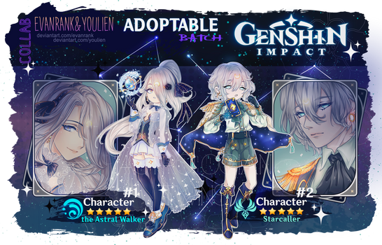 [CLOSED] Adoptable auction Genshin Impact BATCH #2