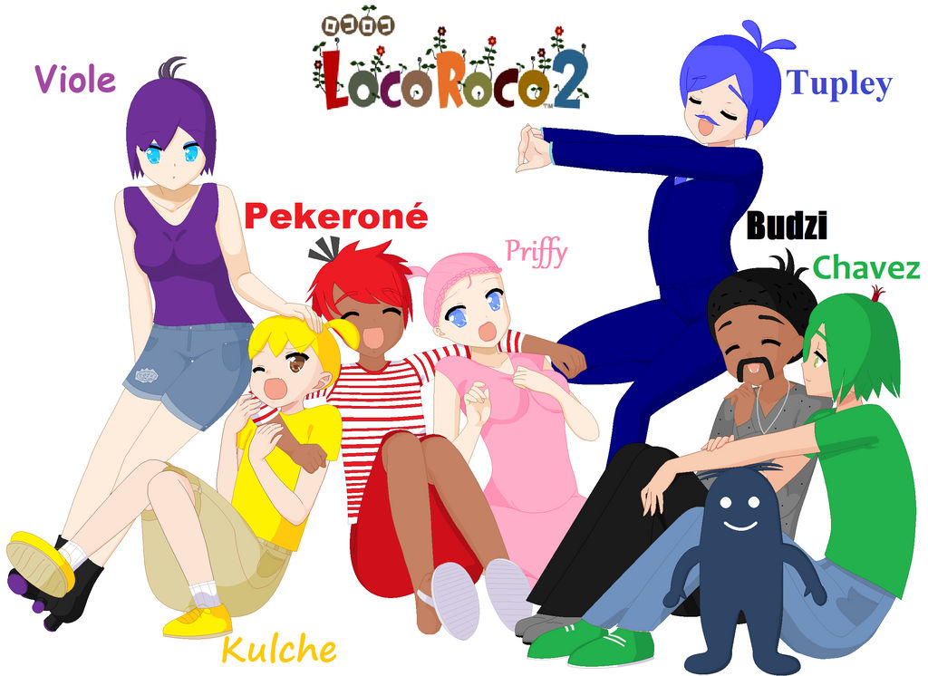 LocoRoco 2 Humans by Kribaker on DeviantArt