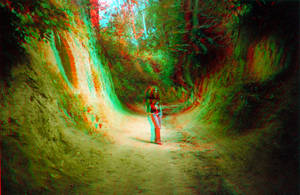 The gorge 3D Anaglyph