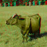 The Cow 3D Anaglyph