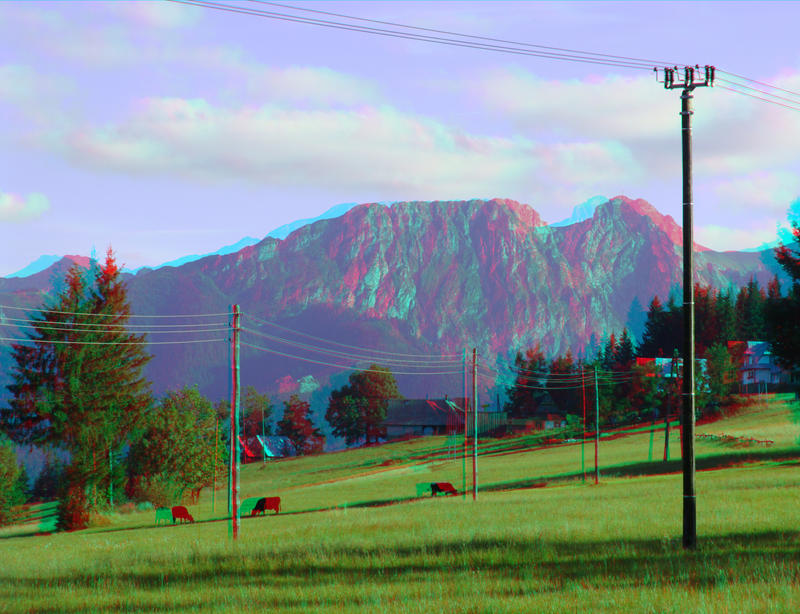 Giewont 3 3D Anaglyph