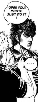 GINTOKI FEEDING KENSHIRO