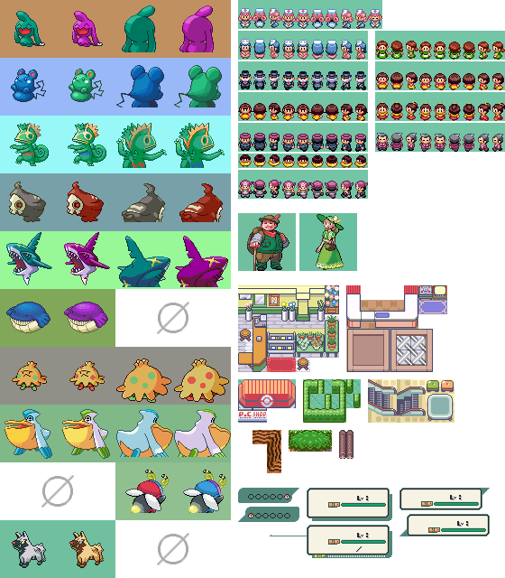 Parasect Sprites Rby Pokemon Trainer Sprites Ruby