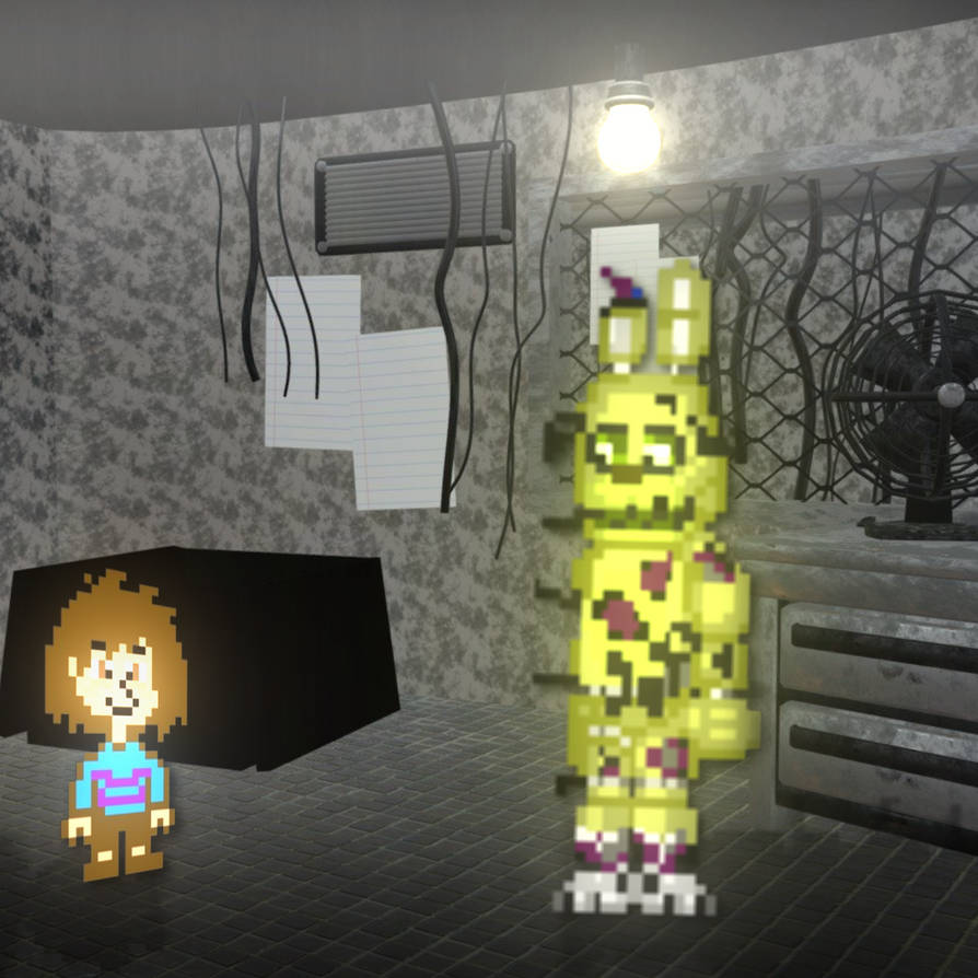Sou frisk vs f3tm springtrap by feevgeev on DeviantArt