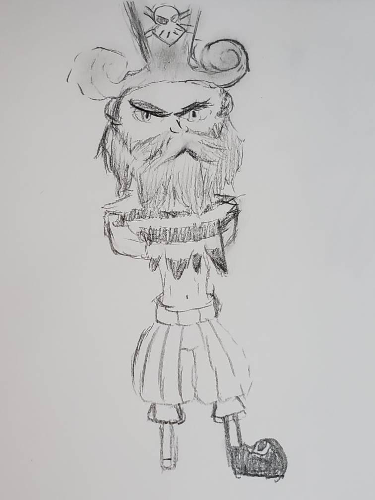 Human Admiral Razorbeard sketch by Darkst0ryStudi0 on DeviantArt