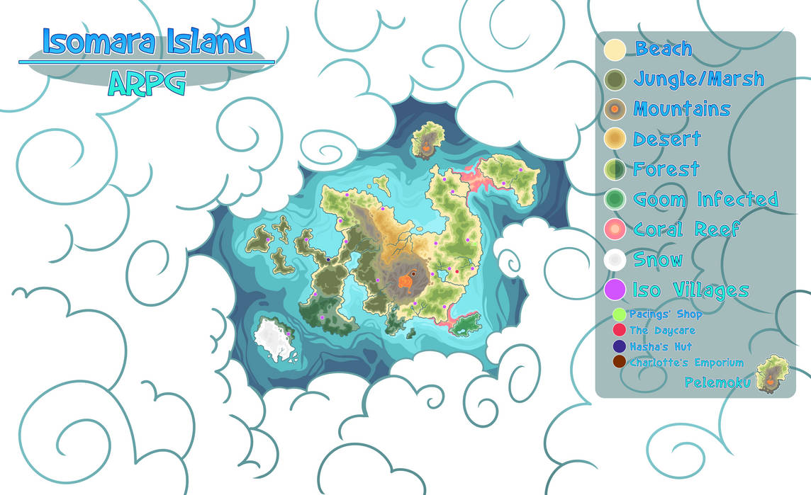 Isomara Island Map by SlayersStronghold
