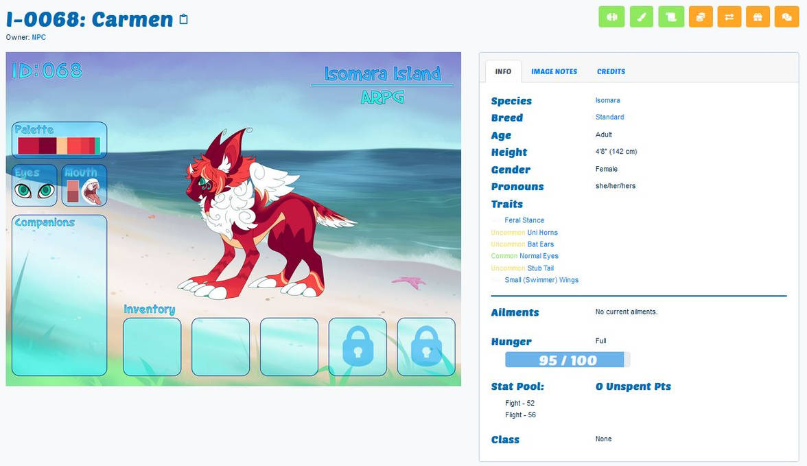 CharaPage by SlayersStronghold