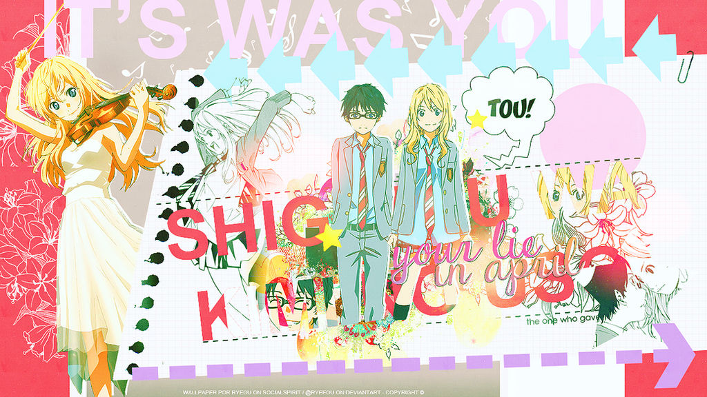 Wallpaper - Shigatsu wa Kimi no Uso by AndyYaboku on DeviantArt