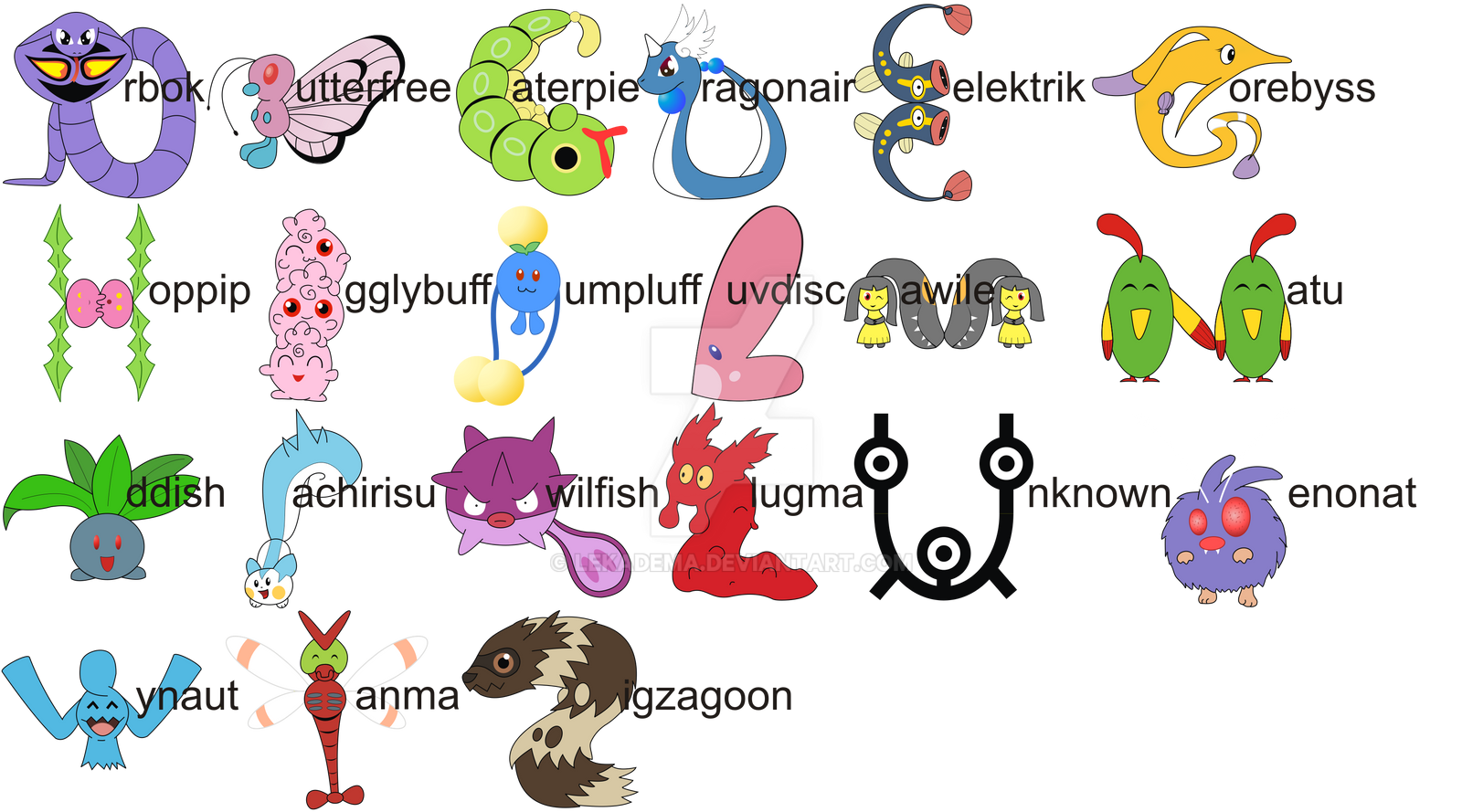 pokemon letters contest by lekadema on DeviantArt pokemon letters contest by lekadema on DeviantArt