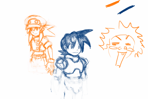 rockman dash doodles
