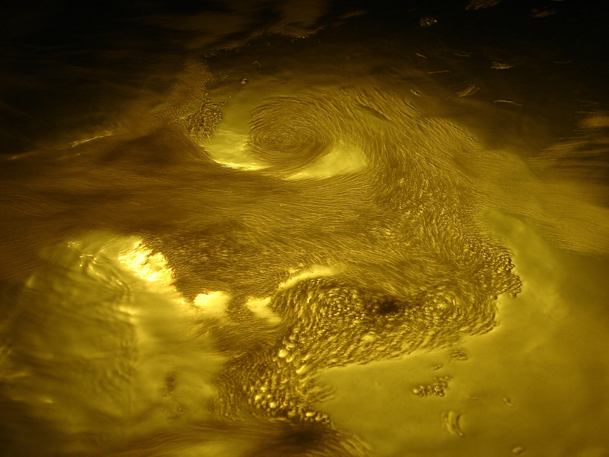 Yellow Churning Gold Water 03