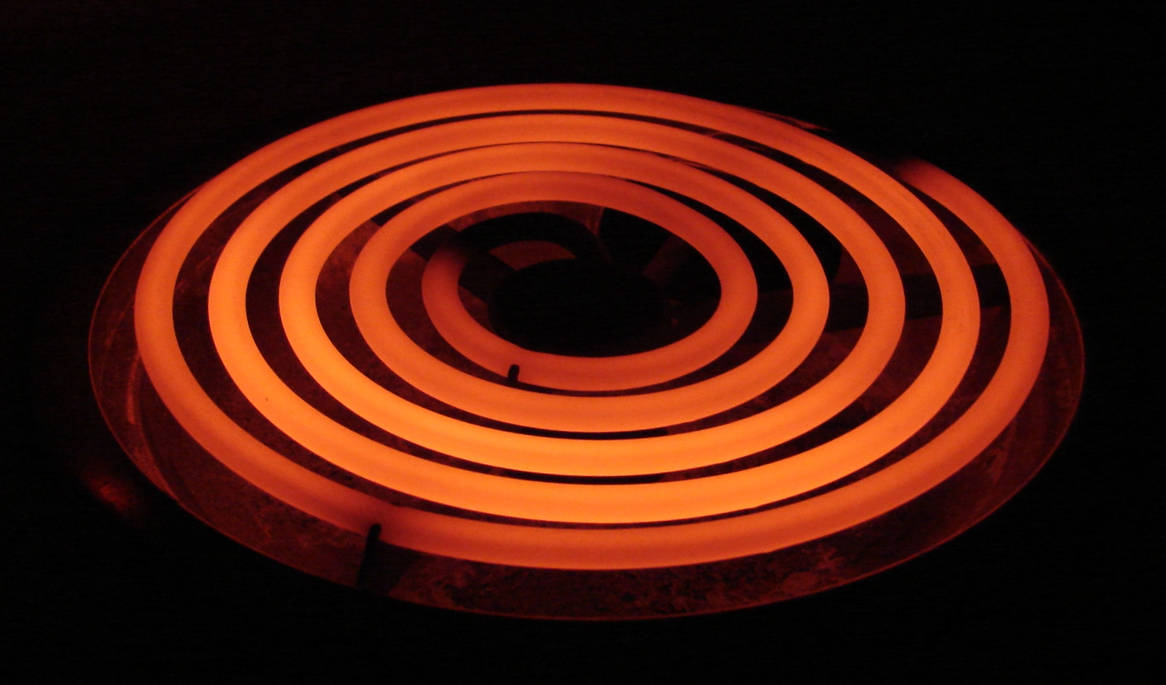 Red Hot Coiled Stove Burner 3 by FantasyStock