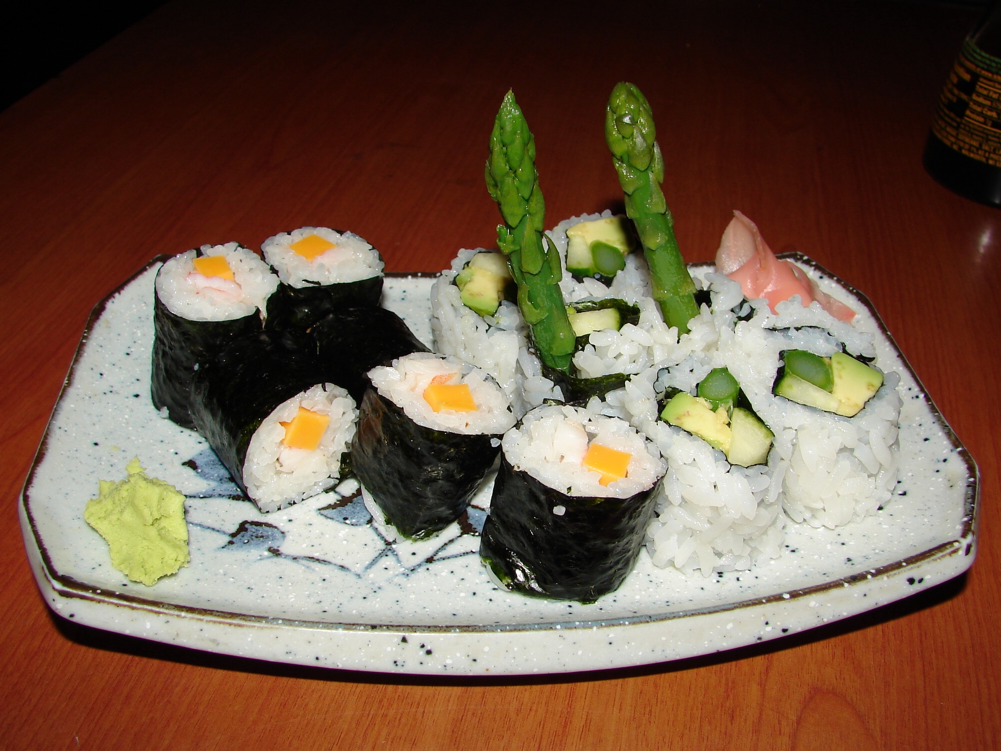 Japanese Maki Sushi Rolls