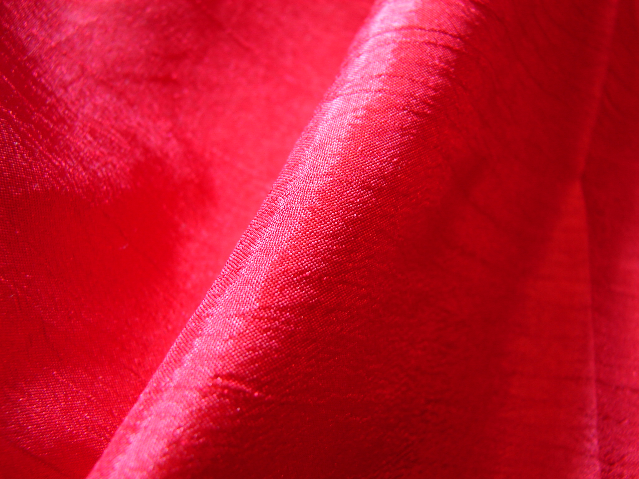 Red Silk Fabric Texture 2