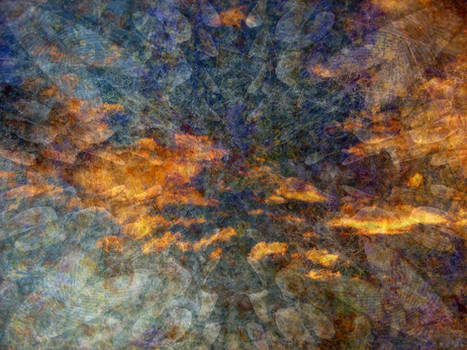Abstract Fire Storm Texture