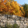 Autumn Cliff Stock Scenery 11