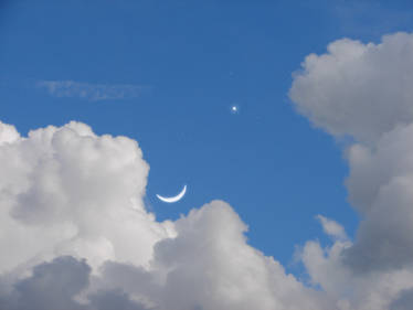 Premade Moon Star Clouds 3