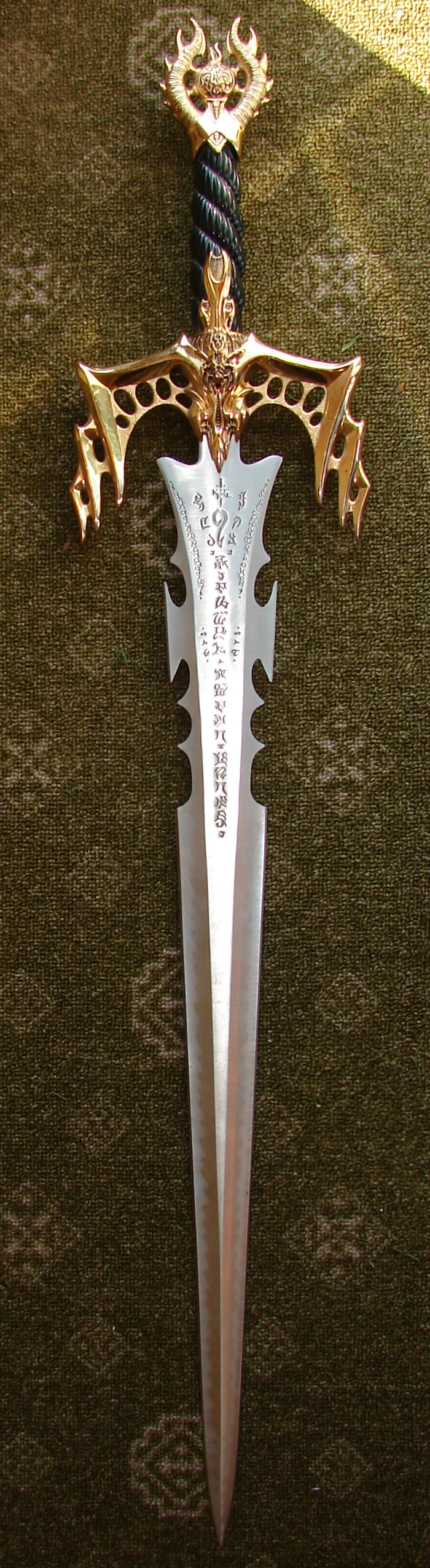 Deviantart Rune Sword Golden Rune Sword by FantasyStock on DeviantArt