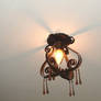 Amber Drop Light Fixture 1