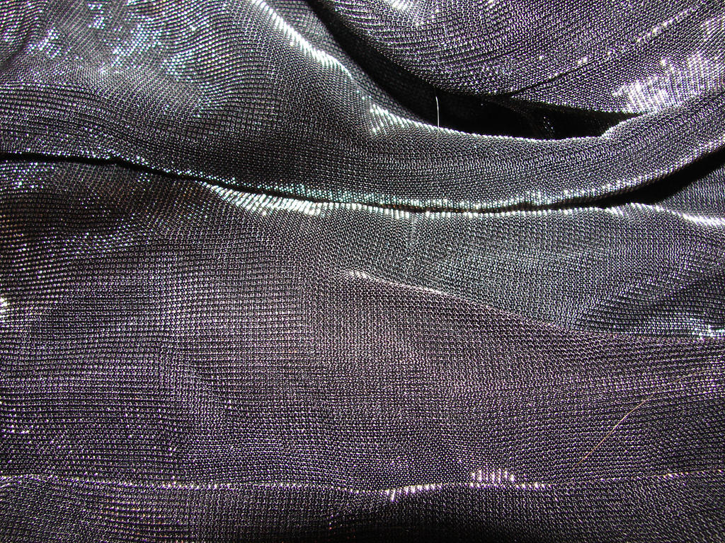 Silver Metallic Fabric Texture