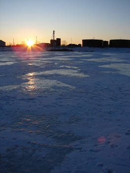 Sunset Ice Age Pond 2