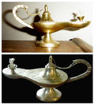 Magic Genie Brass Oil Lamp