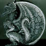 European Dragon Profile Relief