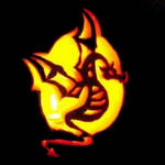 Carved Illuminated Fire Dragon by FantasyStock