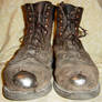 Tattered Old Work Boots