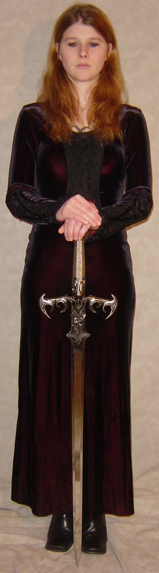 Jodi Black Dress + Longsword