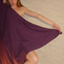 Danielle Purple Drape Pose 2