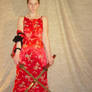 Jodi Red Silk Dress Katana 6