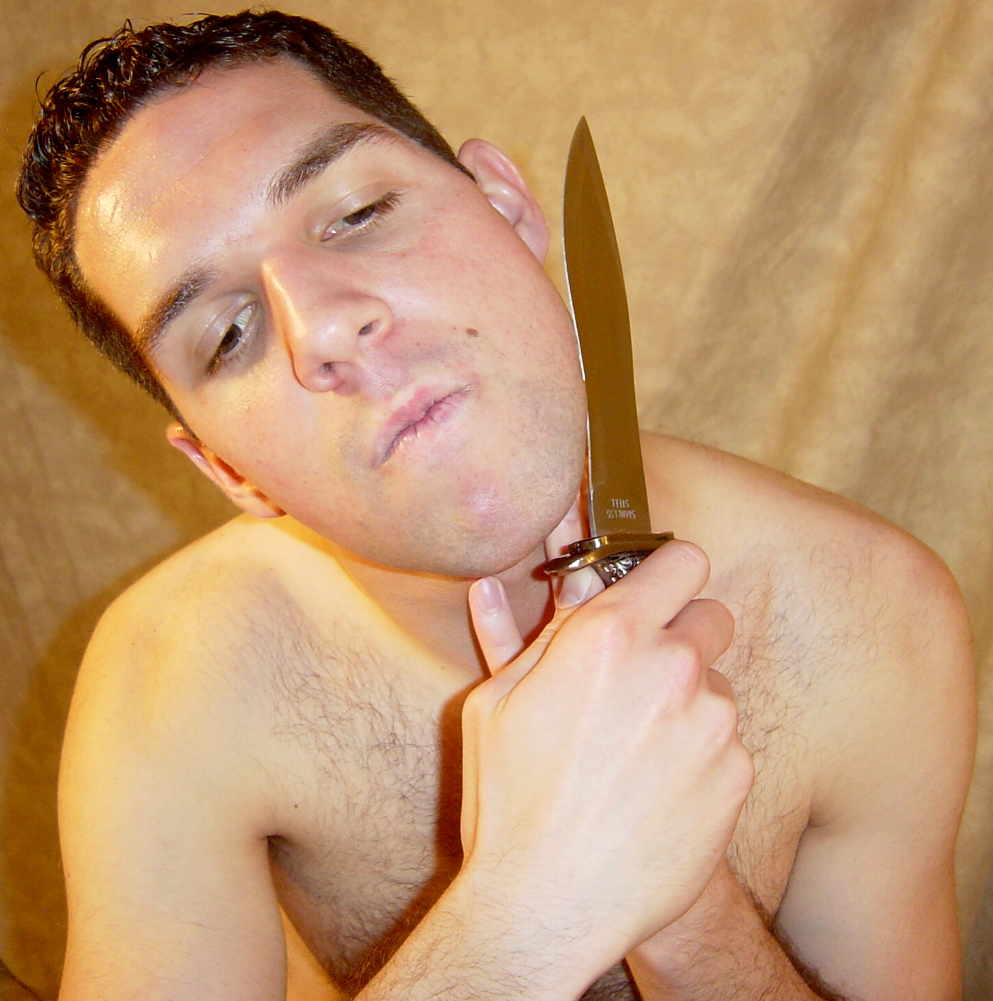 Ryan Hunting Knife Shaving