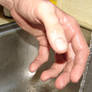 Grey's Watery Hand in Sink 01