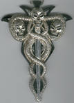 Evil Undead Serpent Amulet by FantasyStock