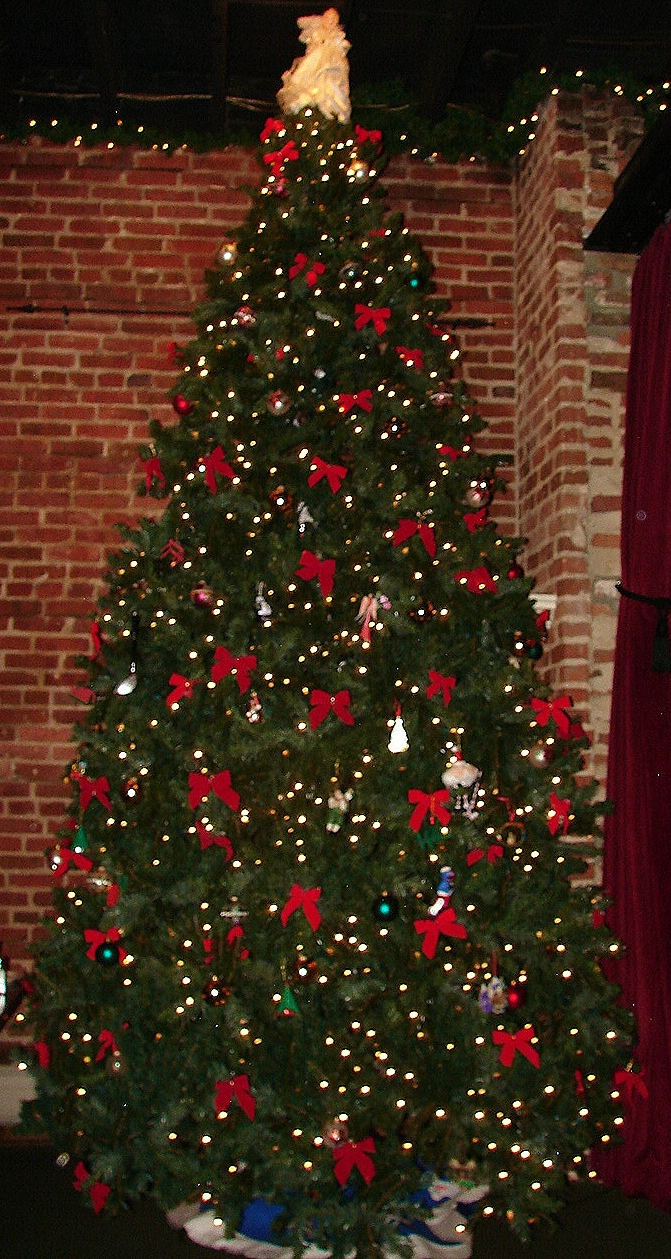 Decorated Angel Christmas Tree