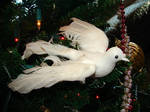 White Dove of Peace Ornament by FantasyStock