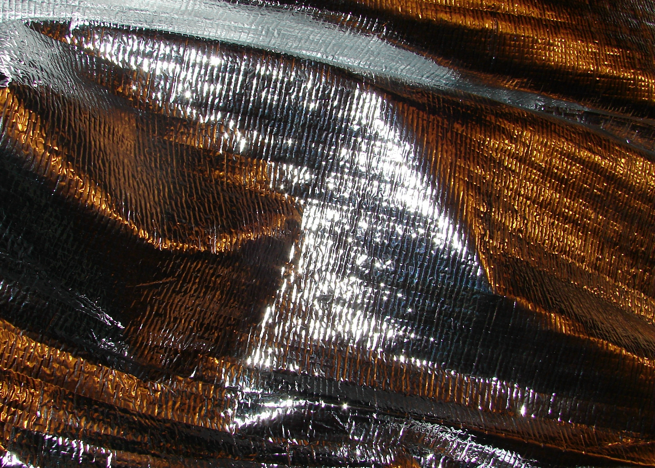 Metallic Silver Foil Texture