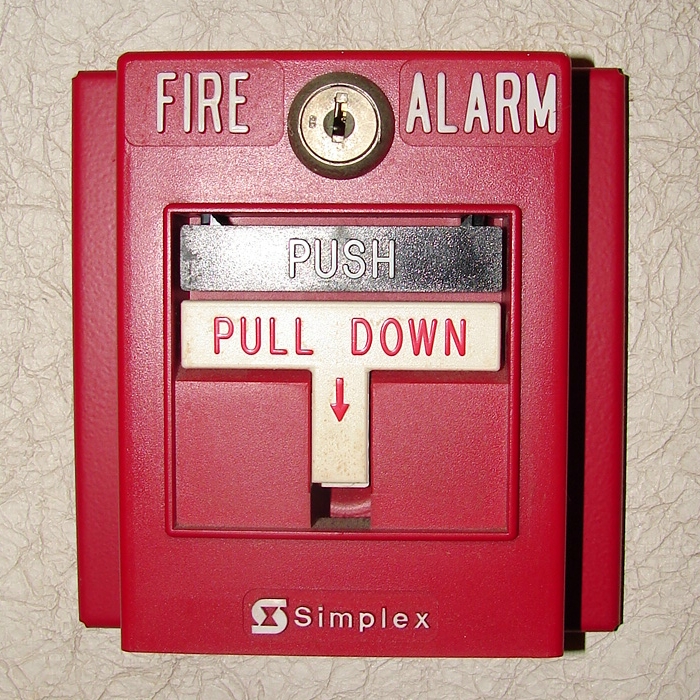 Red Emregency Fire Alarm