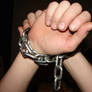 Grey Male Hands Chained 02