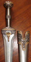 Roman Dagger with Gold Trim 2