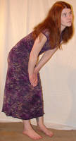 Jodi Purple Dress Posed Girl 1